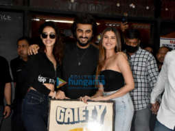 Photos: Arjun Kapoor, Disha Patani and Tara Sutaria spotted at Gaiety Galaxy, Bandra to meet fans