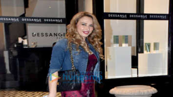 Photos: Iulia Vantur snapped at a salon in Bandra