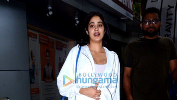 Photos: Janhvi Kapoor spotted at a gym in Bandra