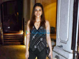 Photos: Kriti Sanon and her family snapped with singer Stebin Ben in Bandra