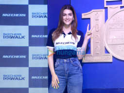 Photos: Kriti Sanon attends the press conference of Skechers Mumbai Walkathon