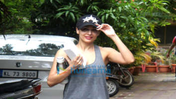 Photos: Malaika Arora spotted at Diva Yoga in Bandra