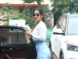 Photos: Neha Sharma spotted at the gym in Bandra