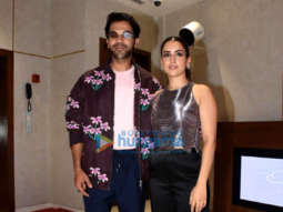 Photos: Rajkummar Rao and Sanya Malhotra snapped during the promotions of Hit – The First Case