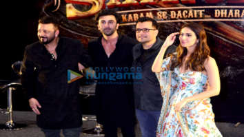 Photos: Ranbir Kapoor, Sanjay Dutt, Vaani Kapoor and Karan Malhotra promote Shamshera in Dwarka in New Delhi