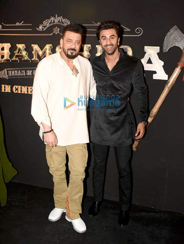 photos ranbir kapoor sanjay dutt vaani kapoor and karan malhotra snapped at the promotions of shamshera 2