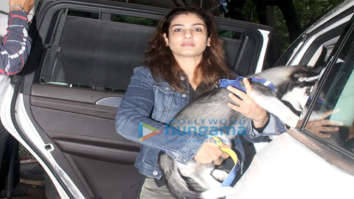Photos: Raveena Tandon spotted at Krome studio in Bandra
