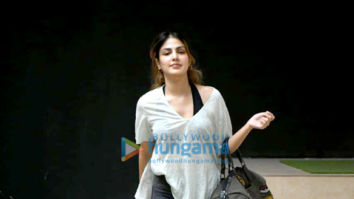 Photos: Rhea Chakraborty snapped outside the gym in Khar
