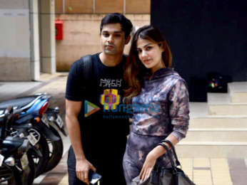 Photos: Rhea Chakraborty snapped with her brother Showik Chakraborty at a gym in Khar
