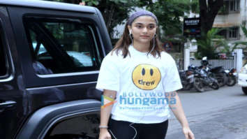 Photos: Saiee Manjrekar snapped in Juhu