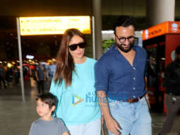 Photos: Saif Ali Khan, Kareena Kapoor Khan, Taimur Ali Khan and Kriti Sanon snapped at the airport