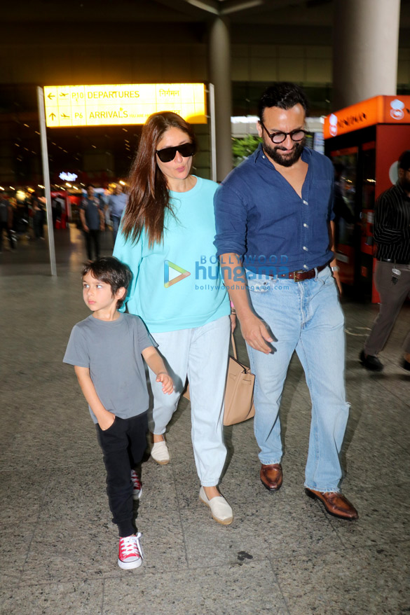 Photos: Saif Ali Khan, Kareena Kapoor Khan, Taimur Ali Khan and Kriti Sanon snapped at the airport