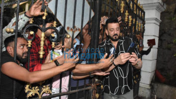 Photos: Sanjay Dutt snapped greeting fans on his birthday