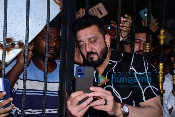 photos sanjay dutt snapped greeting fans on his birthday more 1
