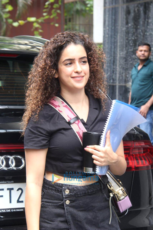 photos sanya malhotra snapped at the rsvp office as she begins prep for her next titled sam manekshaw 4