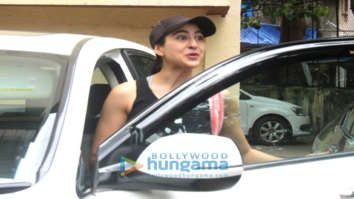 Photos: Sara Ali Khan spotted outside a pilates studio