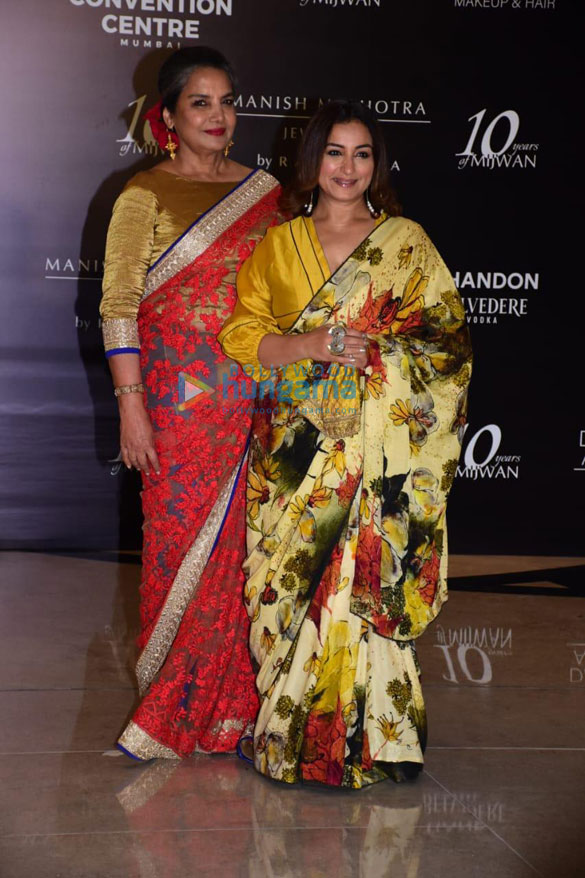 photos shabana azmi anup soni and other celebs grace the red carpet of manish malhotras mijwan couture show 4