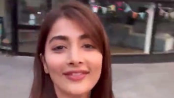 Pooja Hegde enjoys her evening walk