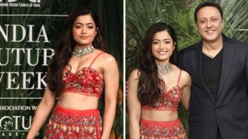 Rashmika Mandanna dons gorgeous rose red lehenga as she turns showstopper for Varun Bahl at Indian Couture Week