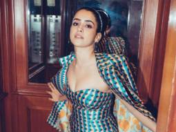 Sanya Malhotra looks sleek and chic in geometric co-ords worth Rs. 43,000 as she promotes HIT – The First Case