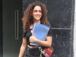 Spotted: Sanya Malhotra at RSVP office with an script