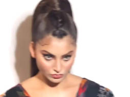 Urvashi Rautela beautifully rocking her lengthy ponytail