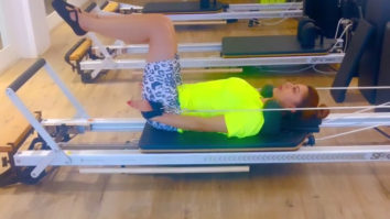 Urvashi Rautela sweating off her calories in gym