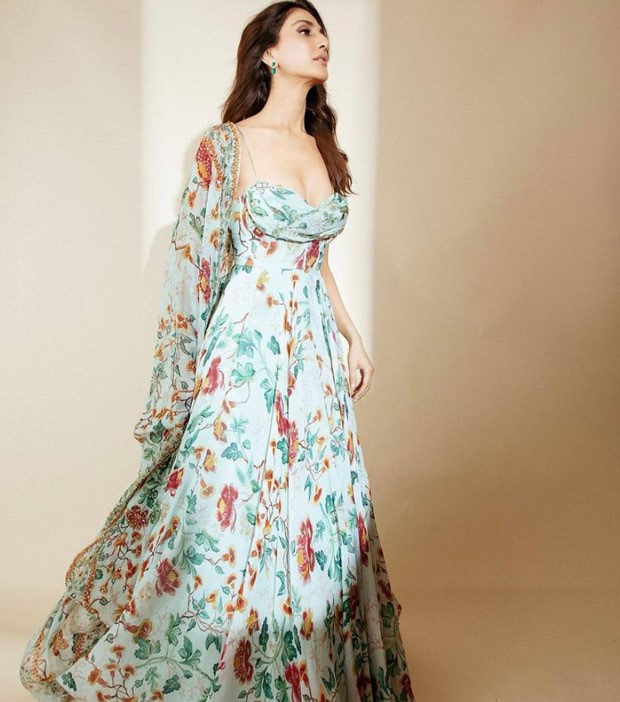 Vaani Kapoor channels ethnic vibes in a pastel floral anarkali in her latest pictures