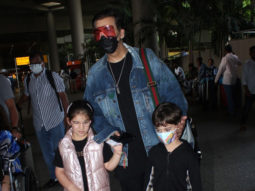 Karan Johar’s twins Yash and Roohi greet the paparazzi in the cutest way; say, ‘Namaste’ to photographers