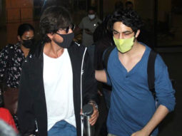 Shah Rukh Khan spotted with his kids at the airport