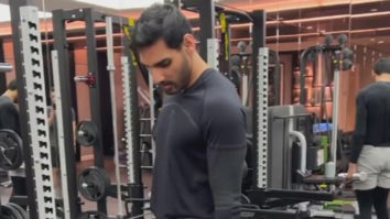 Ahan Shetty sweats of all the calories in gym
