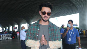 Spotted Aayush Sharma at Mumbai airport