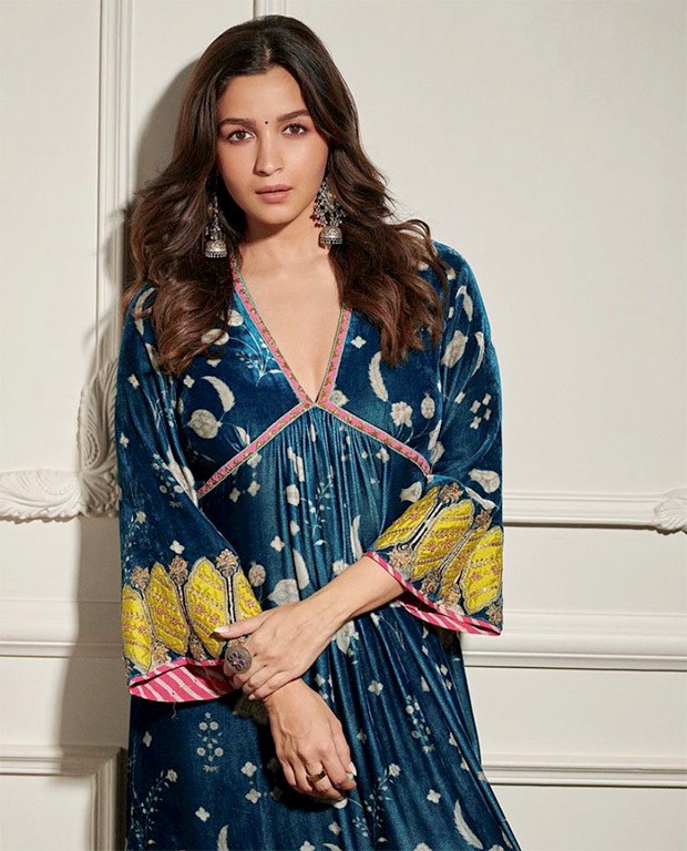 Alia Bhatt is an ethnic dream in breezy teal blue silk velvet kurta worth Rs. 25K for Darlings promotion Alia Bhatt is an ethnic dream in breezy teal blue silk velvet kurta worth Rs. 25K for Darlings promotion