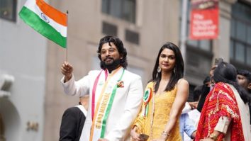 “Yeh Bharat ka tiranga hai, kabhi jhukega nahi,” says Allu Arjun as Grand Marshall at the annual Indian Day parade in New York 