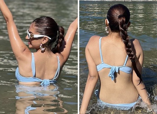 Xxnxx Anushkasen Sex Video - Anushka Sen sets temperature soaring in blue bikini as she takes a dip in  Lake Como in Italy : Bollywood News - Bollywood Hungama