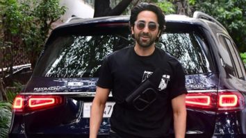 Ayushmann Khurrana looks dapper in an all black outfit and sneakers