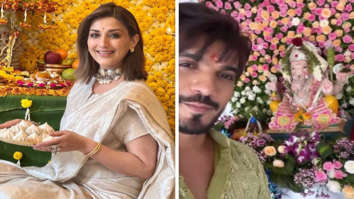 Bollywood and TV celebrities welcome Lord Ganesha at their residence on the day of Ganesh Chaturthi