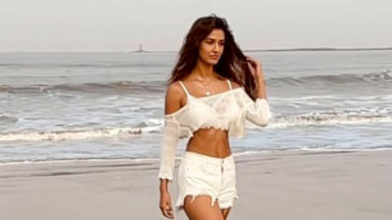 Disha Patani enjoying the waves at the beach