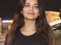 Esha Gupta spotted at the airport in comfy outfit