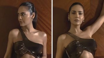 Esha Gupta’s exquisite metallic cut-out gown worth Rs. 32K defines all things glamour