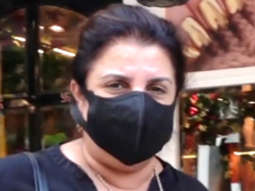 Farah Khan spotted in the city