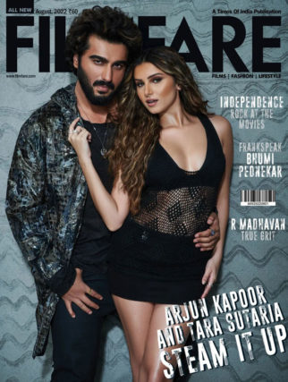 Arjun Kapoor and Tara Sutaria on the cover of Filmfare