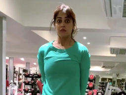 Genelia D’souza’s unveils her goofy avatar in the gym