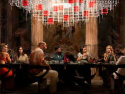 Glass Onion – A Knives Out Mystery First Look: Daniel Craig, Edward Norton, Janelle Monáe, Kathryn Hahn among others sit at the dinner table in Rian Johnson’s mystery sequel