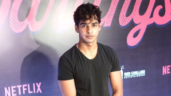 Ishaan Khatter flashes his cute smile for paps at Darlings screening