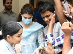 Jacqueline Fernandez snapped in a beautiful blue kurta