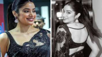 Janhvi Kapoor looks scintillating in blue corset jumpsuit as she