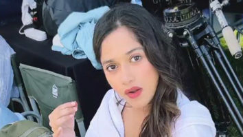 Jannat Zubair and Rubina Dilaik enjoys some munchies on sets