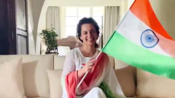Kangana Ranaut is all smiles as she hoists Indian flag