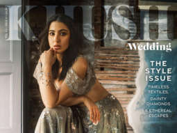 Sara Ali Khan on the cover of First Look Khush Wedding